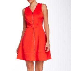 Vince Camuto Vibrant Red Sleeveless Mini Dress